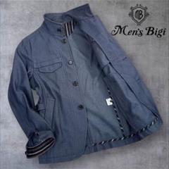 MEN'S BIGI アンコン テーラードジャケット ボーダー ネイビー M zz-M0843FJ406_16-1.jpg?1717467145