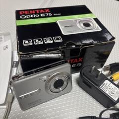 PENTAX Optio E75　動作確認済み♪ 2025年最新】PENTAX Optio E75の人気アイテム - メルカリ