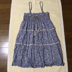 ベアトップ キャミソール スカート