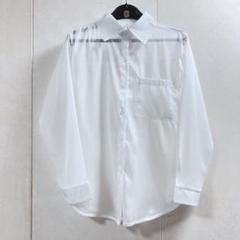 新品未使用！オーガンジーホワイトシャツブラウス