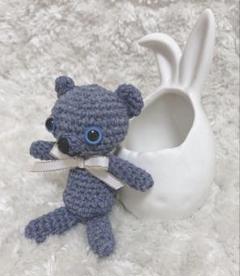あみぐるみのクマさん ハンドメイド