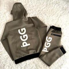 最高級 PGG セットアップ カーキ 茶色 ゴルフウェア パーリーゲイツ 最高級 PGG セットアップ カーキ 茶色 ゴルフウェア パーリー