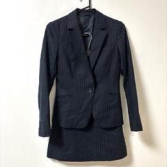 ザスーツカンパニー レディース ストライプ ネイビー S セットアップ スーツ