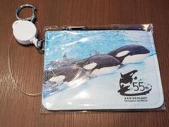 【メルカリ内最安出品】シャチ パスケース 鴨川シーワールド 定期券入れ 年パス