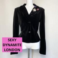 美品☆SEXY DYNAMITE LONDON テーラードジャケット ベルベット