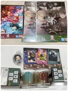 鬼滅の刃　一番くじ　ビッグメタリックシート　ポスター　グラス　ちょこのっこ