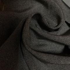3062未使用美品黒と茜色鮫小紋上品な粋