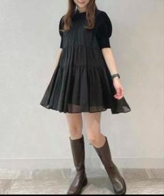極美品✨COCODEAL ココディール フリルミニワンピース ブラック M 楽天市場】【即日出荷】 COCODEAL ココディール フリルミニ