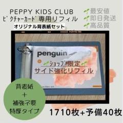 ペッピーキッズ収納　B6ファイル、リフィル、 背表紙 ペッピーキッズ】背表紙24枚(4種類あり)ピクチャーカード 収納
