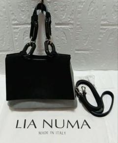 美品✨LIA NUMA　リアヌマ　フリル　トート　２way　レザー　イタリア　黒 2025年最新】lia numa リアヌマの人気アイテム - メルカリ