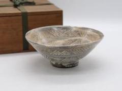 ⭐茶道具 三島唐津 彫り唐津 茶盌 古唐津 唐津焼コレクション骨董品アンティーク ⭐茶道具 三島唐津 彫り唐津 茶盌 古唐津 唐津焼コレクション
