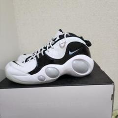 極美品　NIKE ナイキ　ZOOM FLIGHT 5 バッシュ　28.5 白　黒 2025年最新】エアズームフライト5の人気アイテム - メルカリ