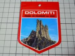 DOLOMITI ステッカー 70×79mm ドロミーティ ドロミテ