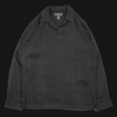 00s BANANA REPUBLIC ストライプポロシャツ ブラック 00s BANANA REPUBLIC ストライプポロシャツ ブラック - メルカリ