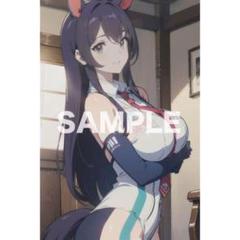 【高画質】AI美女 美少女 水着 アニメ A4ポスター