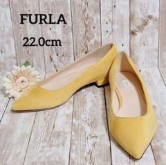 新品FURLA レモンイエローパンプス　23cm 新品FURLA レモンイエローパンプス23cm