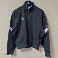 美品 90s【adidas】トラックジャケット L トレフォイルロゴ デサント社
