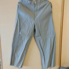 ユニクロ ハナタジマコラボ　クロップドパンツ　Mサイズ 　みずいろ