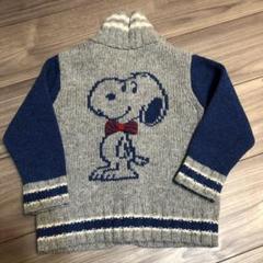 PEANUTS ウッドストック　ニット 刺繍　ヴィンテージ　ヴィンテージニット PEANUTS - 90s PEANUTS ウッドストック 刺繍 ロールネック