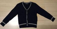 COMME CA ANGEL カーディガン ネイビー 110cm