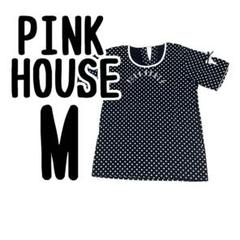 ピンクハウス♡ティシャツ♡新品未使用品タグ付き♡♡日曜日迄のお値引 PINK HOUSE tシャツ ひな菊ワッペン使いカットソー レディース