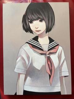 大槻香奈　「茜」　セーラー服の人物画 アクリル・ガッシュ 大槻香奈「茜」セーラー服の人物画 アクリル・ガッシュ