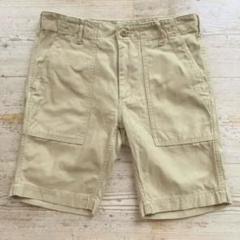 fob factory バックサテンベイカーパンツ