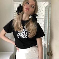 Nulle rose sans épine tee black エピヌ