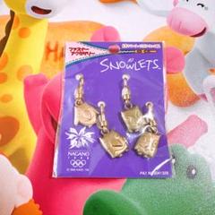 長野オリンピック スノーレッツ ぬいぐるみ　ピンバッジ　ストラップ　ステッカー スノーレッツ ぬいぐるみ 1998年冬季長野オリンピ大会公