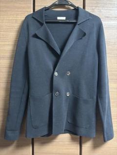 クルチアーニ　CRUCIANI ミラノリブニットジャケット ダブル 46 Cruciani (クルチアーニ) Milano Rib Jacket (ミラノリブ