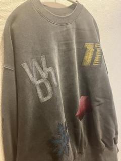 WE11DONE ウェルダン グラフィティ ダメージ スウェット 22ss