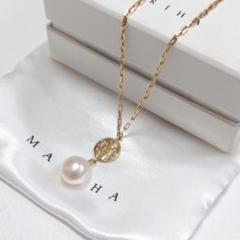 美品 マリハ ゼウスコイン＆淡水パール ネックレス 59cm 美品 マリハ ゼウスコイン＆淡水パール ネックレス 59cm - メルカリ