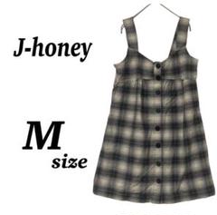 【J-honey】レディース　トップス　ノースリーブ　ギンガムチェック