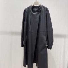 【新品タグ付き／定価51.7万円】高級レザーロングコート✨モラビトプルミエのサムネイル