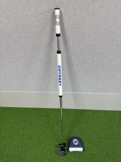 7518 ODYSSEY WHITE STEEL 2ball MID 長尺 中尺 ODYSSEY オデッセイ MID ホワイトスチール 2-BALL 長尺 パター
