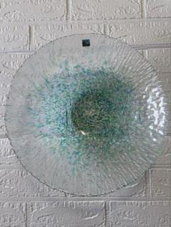 【新品　未使用】青森 津軽　びいどろ　大皿　　花器　生花　日本製