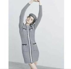 snidel ブークレパイピングワンピース SNIDEL（スナイデル）の「Sustainableブークレパイピング