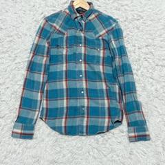 ダブルアールエル RRL チェック ボタンアップシャツ ネルシャツ XS