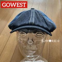 GO WEST ゴーウエスト　デニム　切り替え生地　8パネル　キャスケットのサムネイル