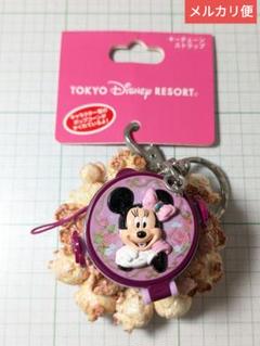 ディズニーランド キーチェーンストラップ ポップコーンバスケット キーホルダー