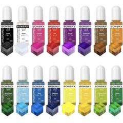 レジン 着色剤 レジン液 エポキシ樹脂 着色剤 透明色-16色*10ml