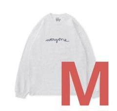 トップス everyone j.30000 logo long sleeve tee M everyone エブリワン j 30000 logo long sleeve tee ブラック