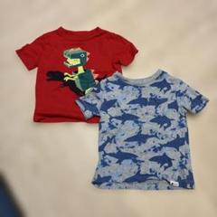 GAP 恐竜とサメのTシャツ2枚セット 18-24ヶ月