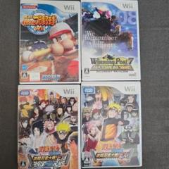 Wiiソフト4点セット　Winning Post 7 MAXIMUM 2008他