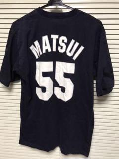 松井秀喜 MATSUI 55番 ヤンキース NY Tシャツ SS TEE 紺