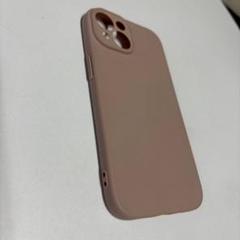 iPhone15用ソフトケース ピンクベージュ