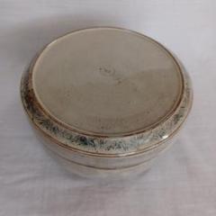 灰釉湯呑 (浅野 陽）未使用 新品同様 湯呑 松灰釉 胴紐 朝日窯工房作｜Asahiyaki | Tea pottery in