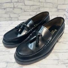 未使用級 HARUTA タッセルローファー #907 ブラック 24.5㎝ 未使用級 HARUTA タッセルローファー #907 ブラック 24.5