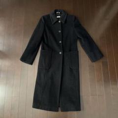 美品★マックスアンドコー　ロングコート　ベルテッド　ファー　ブラック　サイズ42 ロングラン] ロング ベルト ウール コート, black | MAX&Co.