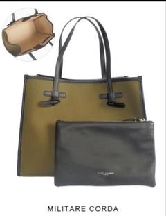 GIANNI CHIARINI MILITARE CORDA マザーズバッグ ジャンニ キャリーニ GIANNI CHIARINI トートバッグ
